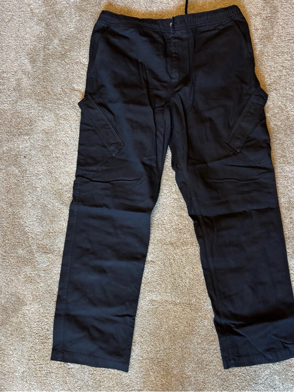 Jordan Black Cargo Pants with Utility Pockets